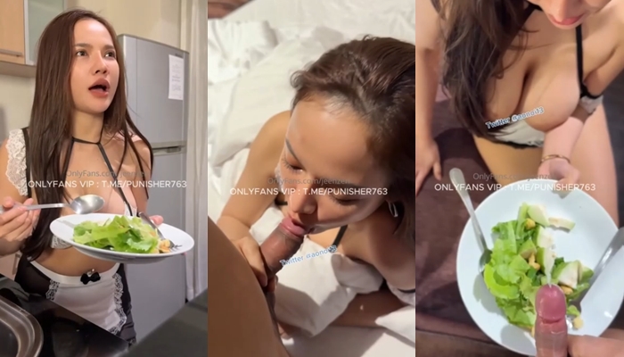 น้ำสลัดส่งตรงจากกระเจี๊ยว (น้องส้ม JEENZEN) สูตรลับของความนัวจากพวกไข่หำ ต้องแต่งชุดแม่บ้านยั่วเย็ดคุณผัวรีดน้่ำว่าว หีเด้งกระเด้าสู้กระจู๋เอาน้ำ อร่อยจริงบอกต่อทางบ้านให้ลองทำ